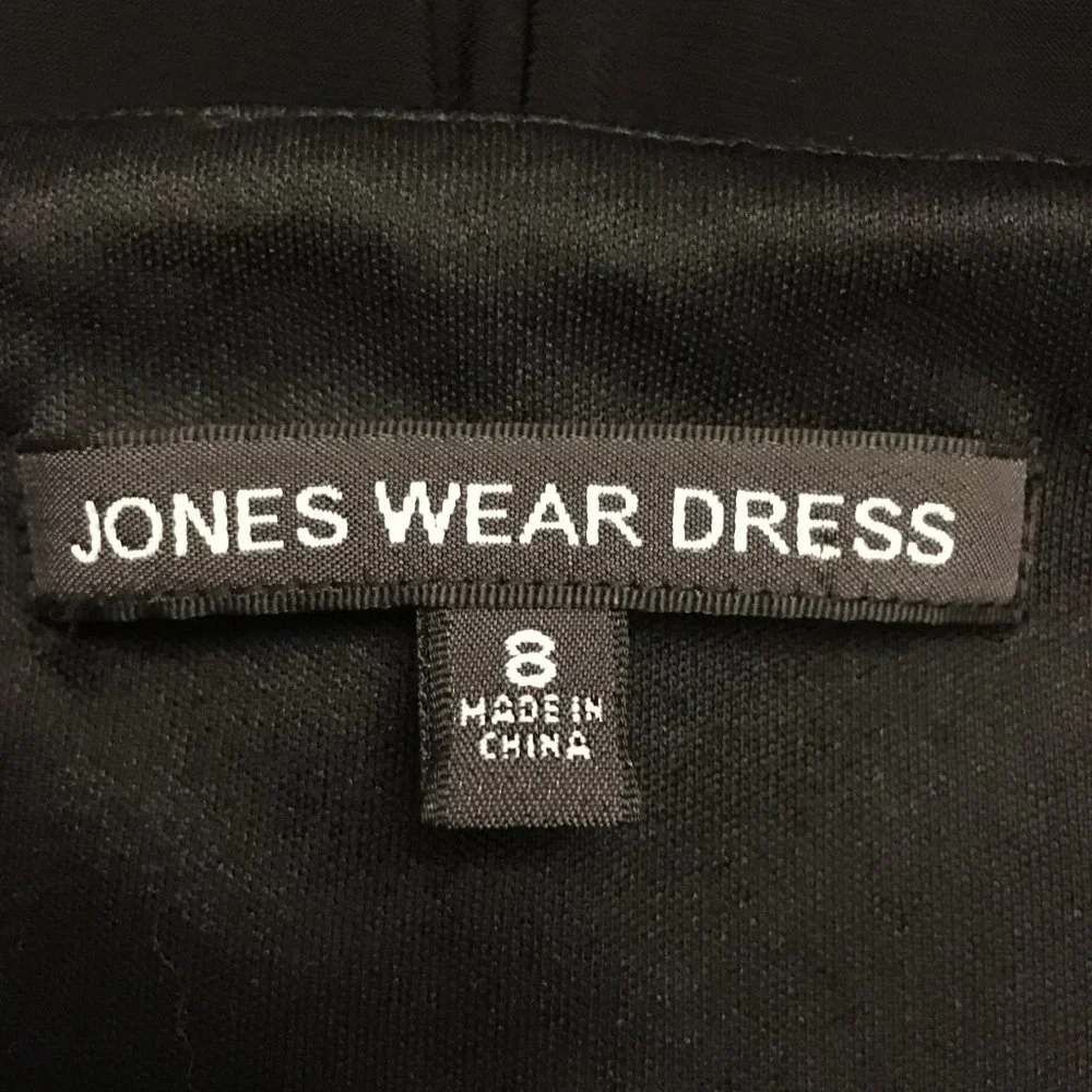 JONES NEW YORK Crossed Bodice Fit & Flare Dress - Picture 10 of 11